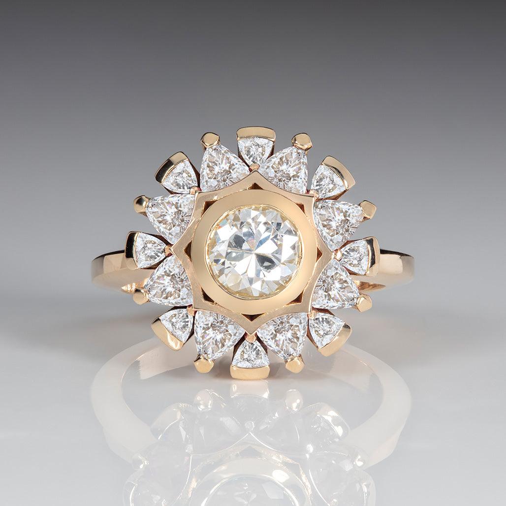 Bespoke Diamond Cocktail Ring - Flora Bhattachary Fine Jewellery