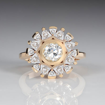 Bespoke Diamond Cocktail Ring - Flora Bhattachary Fine Jewellery