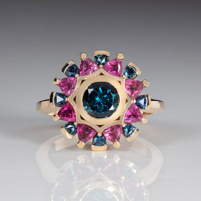 Colourful Cocktail Ring - Flora Bhattachary Fine Jewellery
