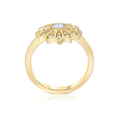 Pushpa Star Diamond Ring - Flora Bhattachary Fine Jewellery
