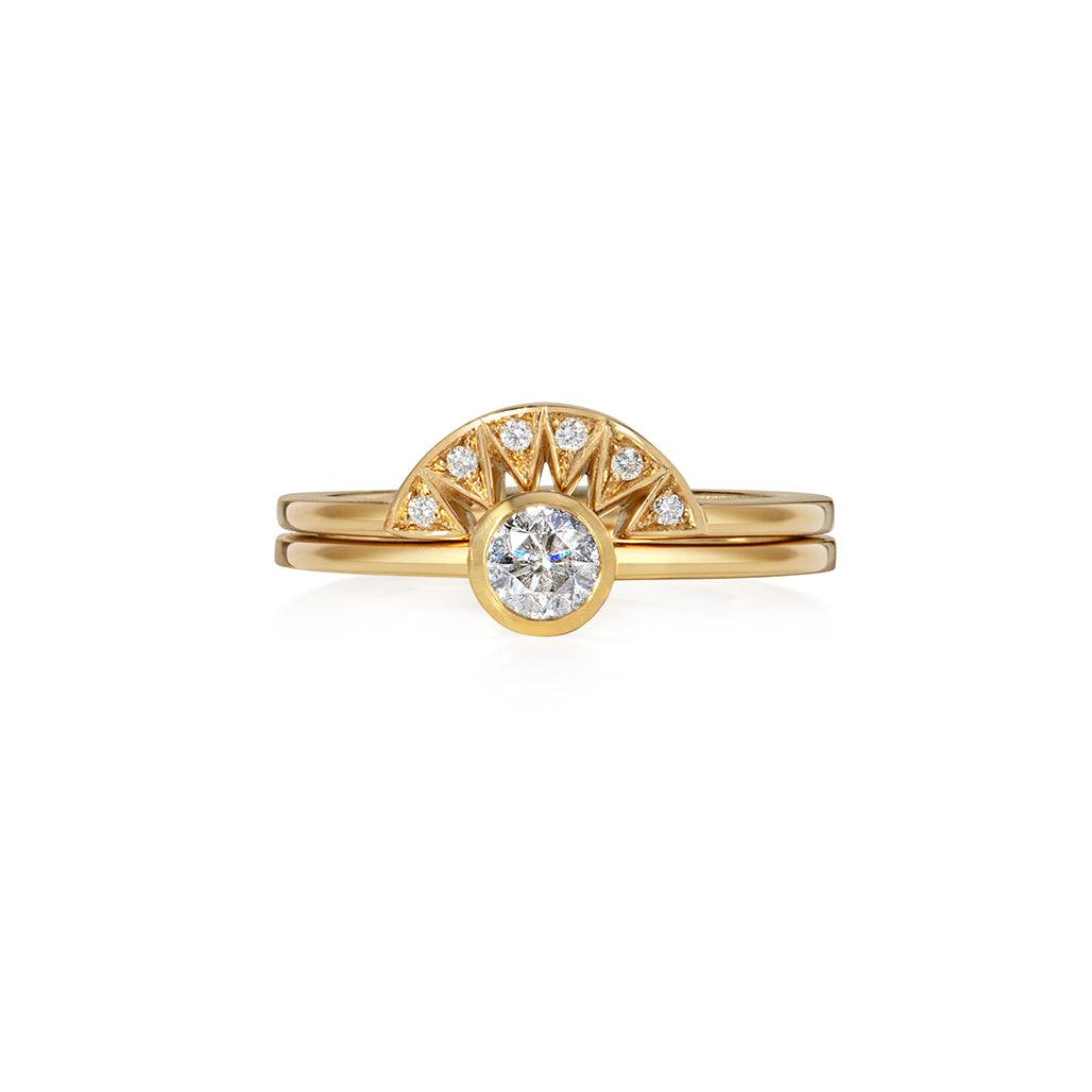 Ravi Diamond Solitaire Ring - Flora Bhattachary Fine Jewellery