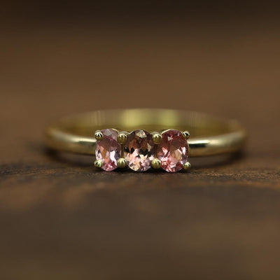  Padparadscha Sapphire Ring