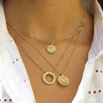 Taxila Diamond Pendant - Flora Bhattachary Fine Jewellery