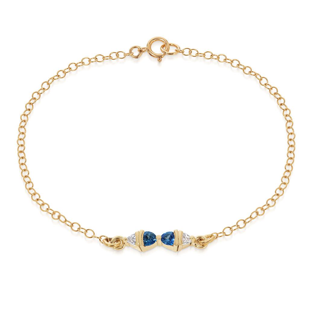 Diamond Sapphire Bracelet