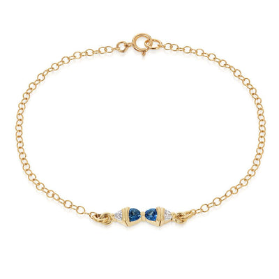 Diamond Sapphire Bracelet